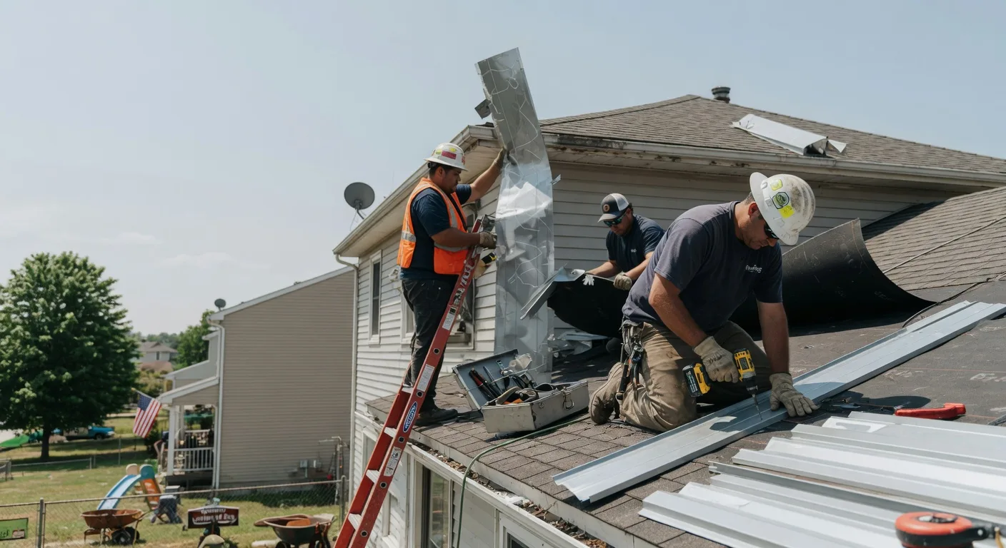 Metal Roof Repair in Lake City, KS